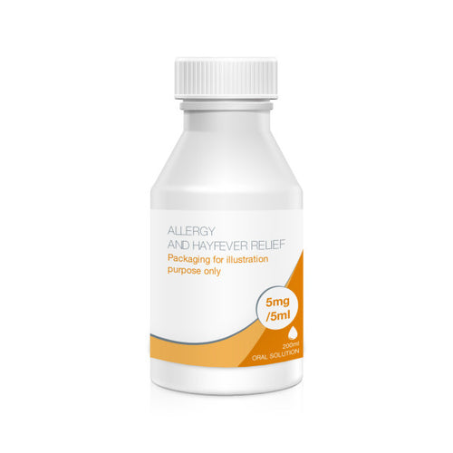 Allergy and Hayfever Relief 5mg/5ml Oral Solution