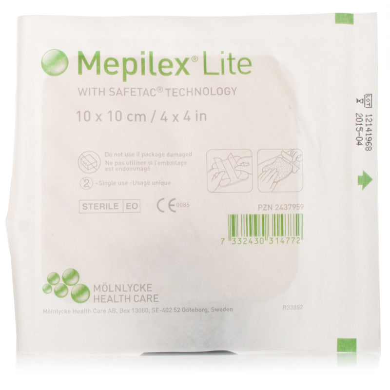 Mepilex Lite Dressing 10 x 10cm