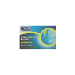 Care + Decongestant Tablets