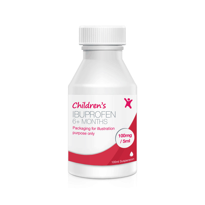 Ibuprofen 100mg/5ml Suspension For Children