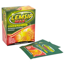 Load image into Gallery viewer, Lemsip Max Cold &amp; Flu Lemon Sachets