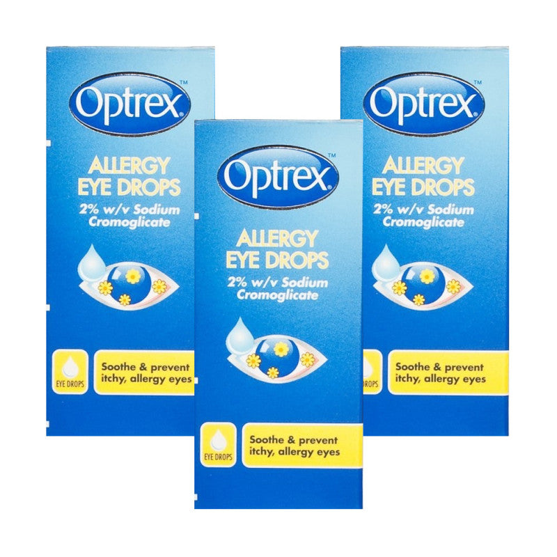 Optrex Allergy Eyes Eye Drops- Triple Pack