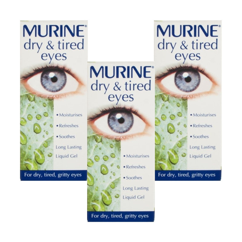 Murine Dry & Tired Eyes 15ml- Triple Pack