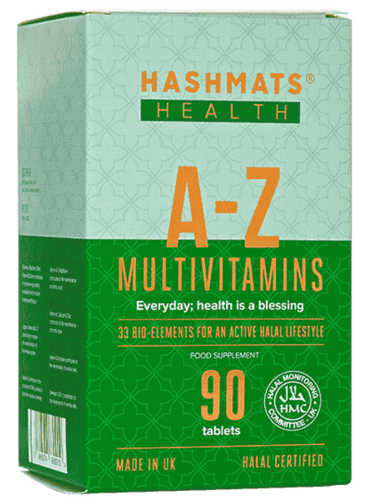 Hashmats Healthcare A-Z Multivitamins  with 33 Bio-elements - 90 Tablets