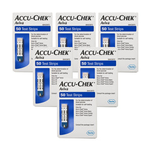 Accu-Chek Aviva Glucose Test Strips - 6 Pack