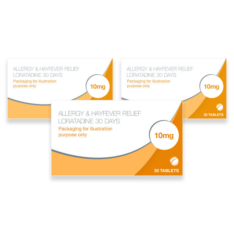 Allergy & Hayfever Relief Loratadine - Triple Pack