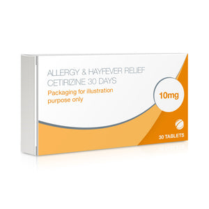 Allergy & Hayfever Relief Tablets Cetirizine 30 Days