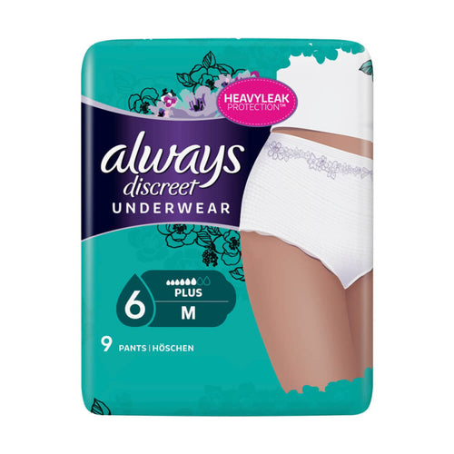 Always Discreet Pants Plus For Sensitive Bladder Medium