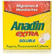 Load image into Gallery viewer, Anadin Extra Soluble Tablets