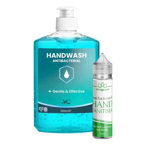 Anti-Bacterial Hand Wash & Viroguard Hand Sanitiser Bundle