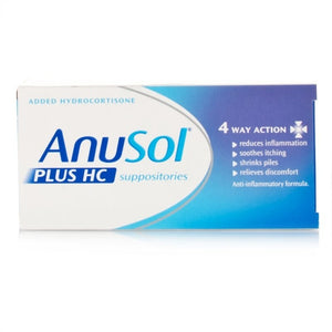 Anusol Plus Hc Suppositories