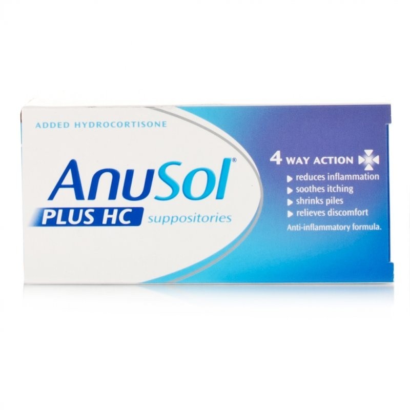 Anusol Plus Hc Suppositories