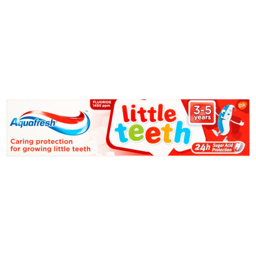 Aquafresh Little Teeth Toothpaste 3 - 5 Years. Mild Minty.