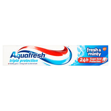 Load image into Gallery viewer, Aquafresh Toothpaste Triple Protection Fresh &amp; Minty