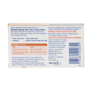 Benadryl One A Day Relief Tablets
