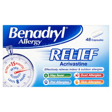 Load image into Gallery viewer, Benadryl Allergy Relief Capsules