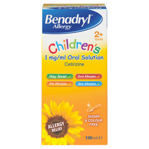 Benadryl Allergy Syrup Child 2+