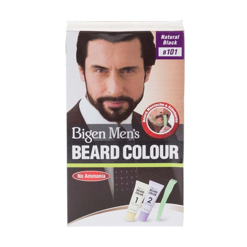 Bigen Men's Beard Colour Natural Black B01
