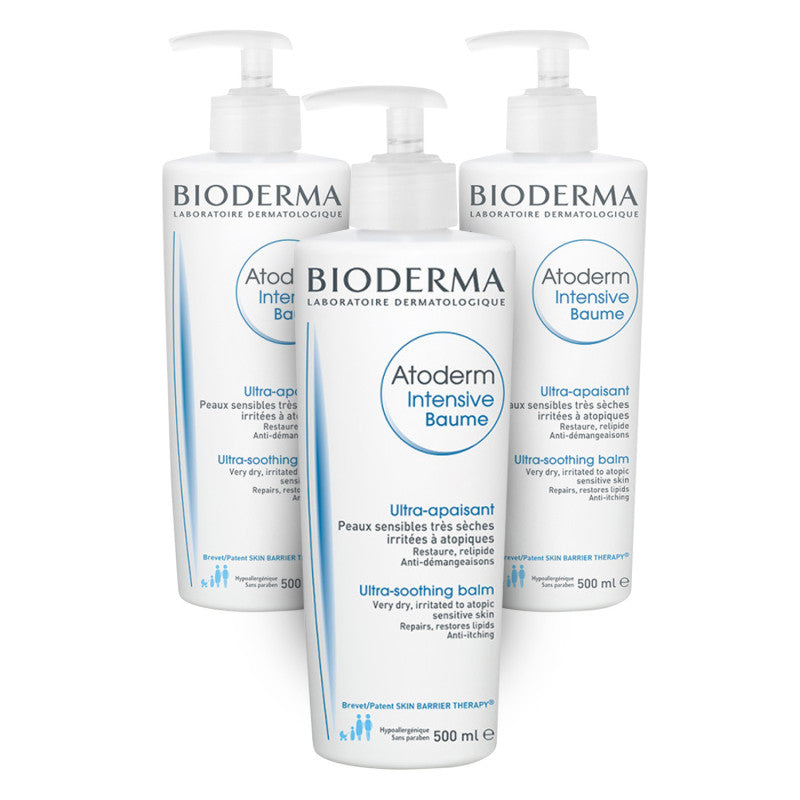 Bioderma Atoderm Intensive Ultra Soothing Balm - 3 Pack