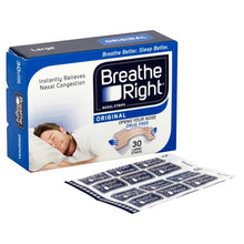 Load image into Gallery viewer, Breathe Right Congestion Relief Nasal Strips Original Large Eight Pack
