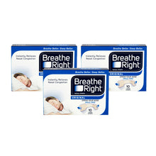 Load image into Gallery viewer, Breathe Right Nasal Strips Original Large Triple Pack