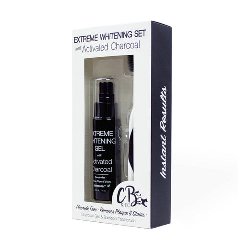 CB&CO Extreme Whitening Duo Set with Activated Charcoal