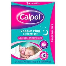 Load image into Gallery viewer, Calpol Vapour Plug &amp; Nightlight - Lavender &amp; Chamomile