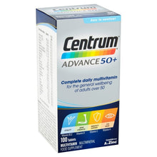 Load image into Gallery viewer, Centrum Advance 50+