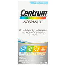Load image into Gallery viewer, Centrum Advance Multivitamins