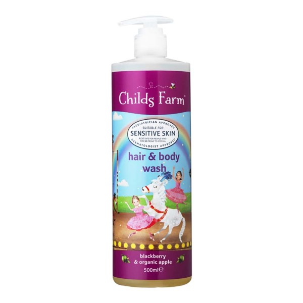 Childs Farm Blackberry & Organic Apple Extract Hair and Body Wash