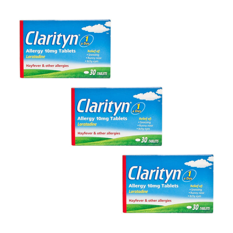 Clarityn Allergy Tablets (Loratadine) 30s - Triple Pack