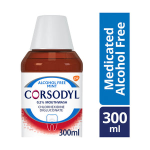 Corsodyl 0.2% Gum Problem Alcohol Free Mint Mouthwash Triple Pack