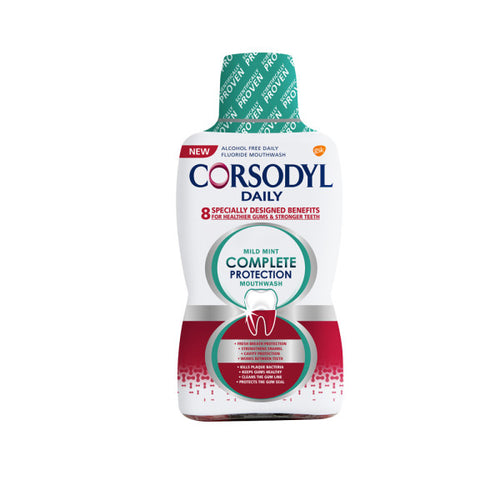 Corsodyl Daily Mild Mint Complete Protection Mouthwash