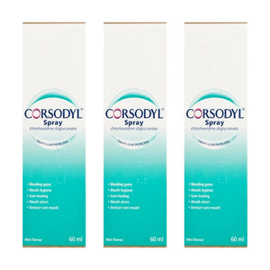Corsodyl Gum Problem Treatment Spray Triple Pack