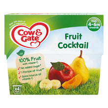 Load image into Gallery viewer, Cow &amp; Gate Fruit Cocktail Fruit Puree Pots