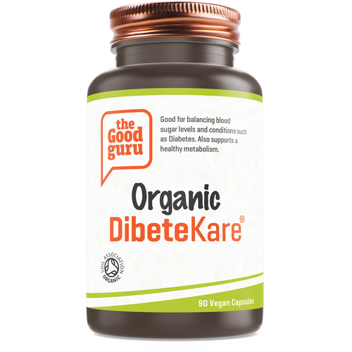 The Good Guru Organic DibeteKare - 90 Vegan Capsules