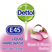 Load image into Gallery viewer, Dettol Liquid Handwash with E45 Rose &amp; Shea Butter