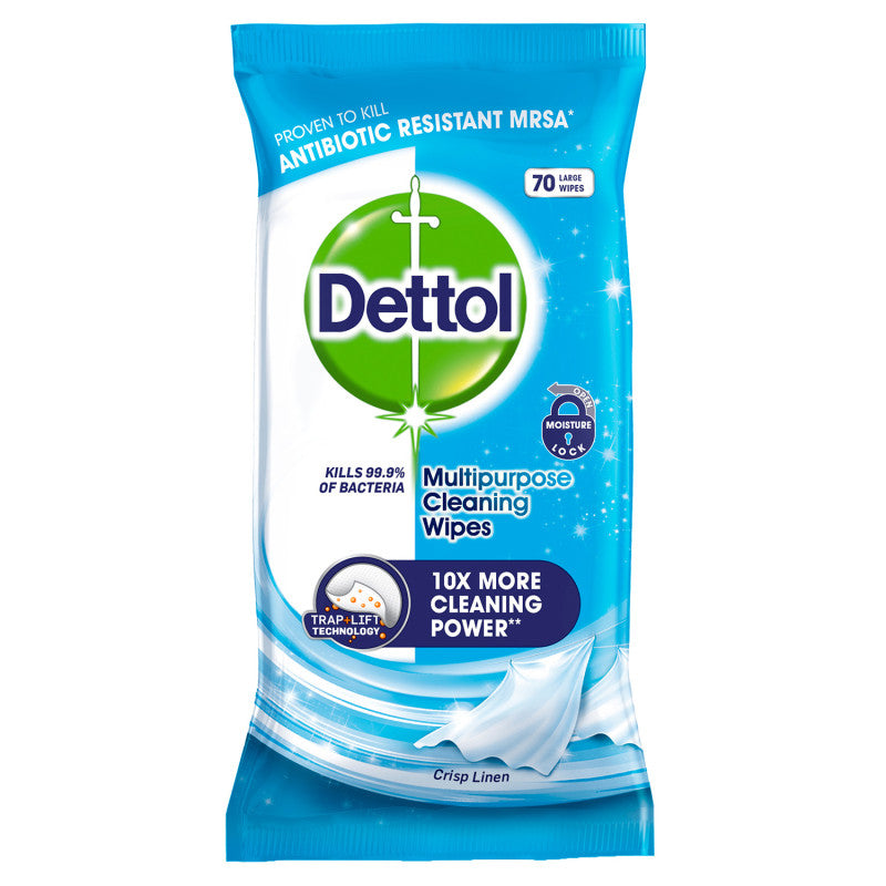 Dettol Multipurpose Cleaning Wipes Crisp Linen