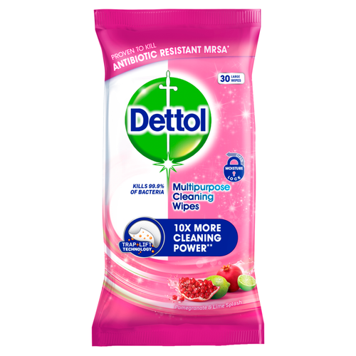 Dettol Multipurpose Cleaning Wipes Pomegranate