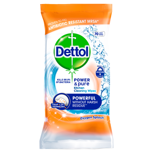 Dettol Power & Pure Kitchen Wipes