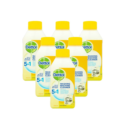 Dettol Washing Machine Cleaner Lemon x 6