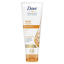 Load image into Gallery viewer, Dove Advanced Hair Series Shine Revived Shampoo Pure Care Dry Oil