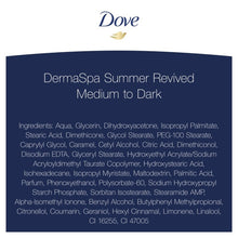 Load image into Gallery viewer, Dove DermaSpa Summer Revived Body Lotion Gradual Self Tan Medium to Dark