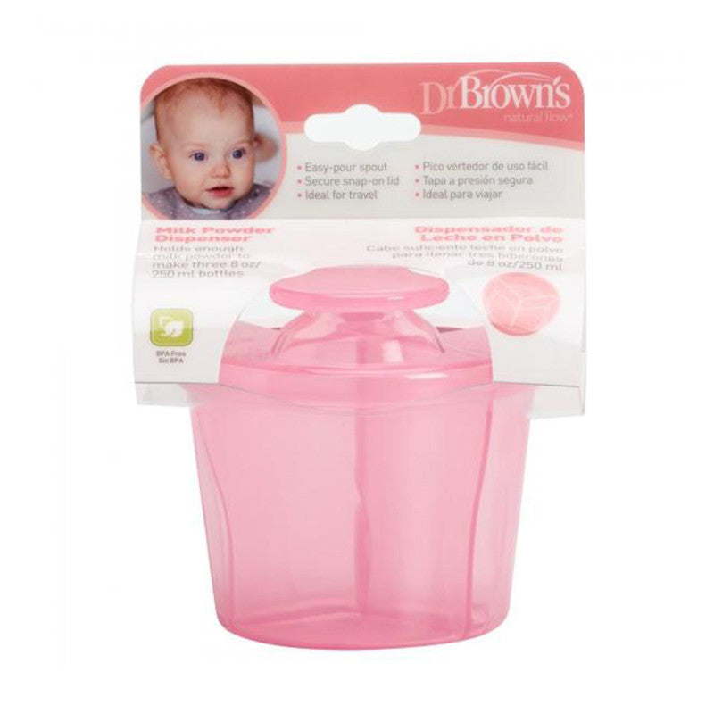 Dr Browns Milk Powder Dispenser Pink