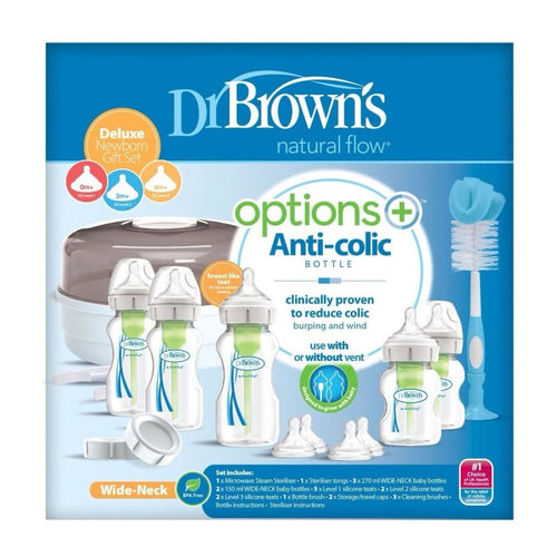 Dr Browns Options+ Anti-Colic Newborn Gift Set