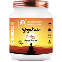 Load image into Gallery viewer, The Good Guru YogiKare Energy Vegan Protein Unflavoured - 500g