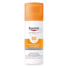 Load image into Gallery viewer, Eucerin Sun Fluid Anti Ageing Face SPF50