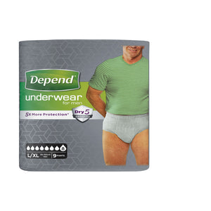 Depend Underwear for Men - L/XL x72 Pair