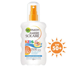 Load image into Gallery viewer, Garnier Ambre Solaire Kids Sun Cream Spray SPF50+