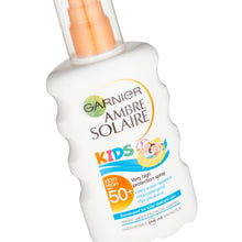 Load image into Gallery viewer, Garnier Ambre Solaire Kids Sun Cream Spray SPF50+